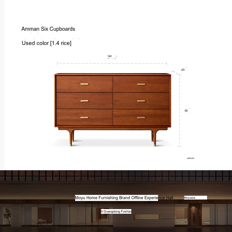 MOYU Isadora Versatile Solid Wood Storage Cabinet from MOYU