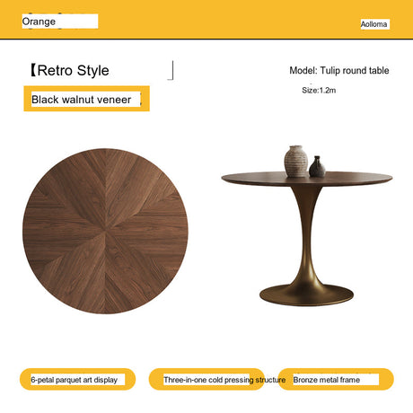OROMA Isidora Retro Small Round Table Set from OROMA