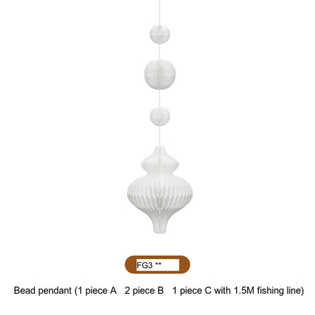 SHIBA Araceli Chic Beaded Pendant Ceiling Decor from SHIBA
