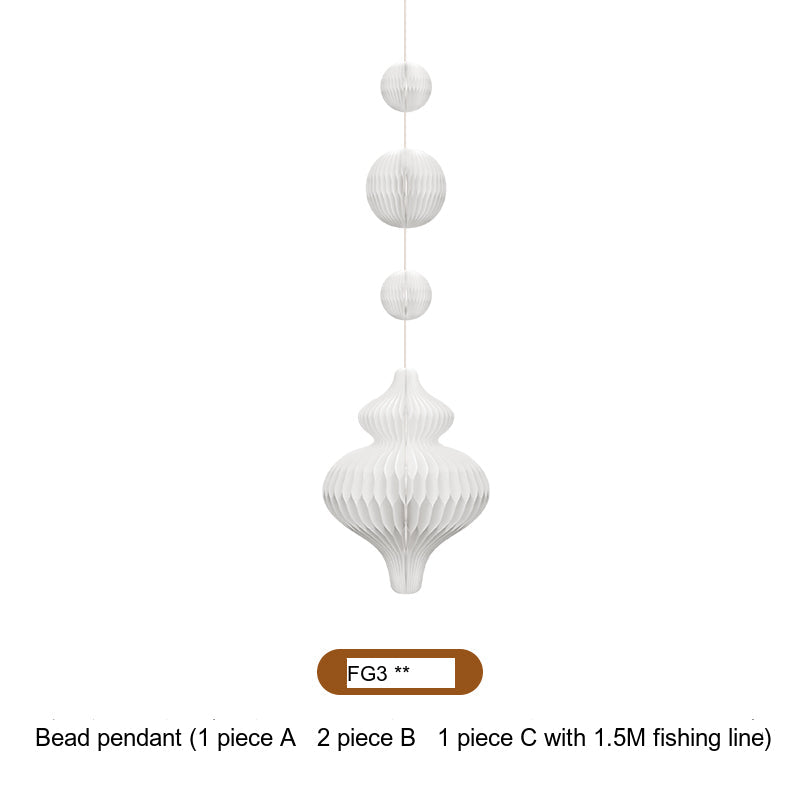SHIBA Araceli Chic Beaded Pendant Ceiling Decor from SHIBA