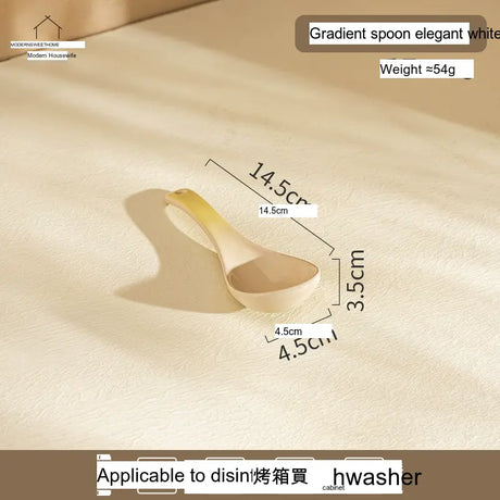 MH Elowen Elegant High-Value Ceramic Soup Spoon from MH