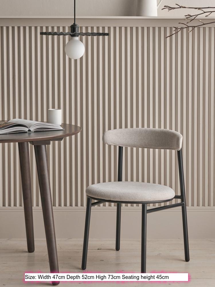 GENJI Elysian Luxe Nordic Metal Bar Chair from GENJI
