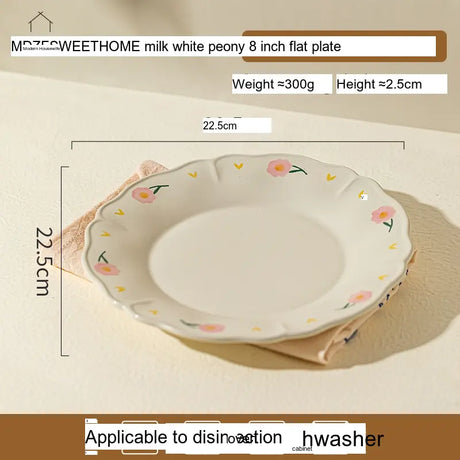 MH Lysandra Elegant Dining Set Premium Ceramic Tableware from MH