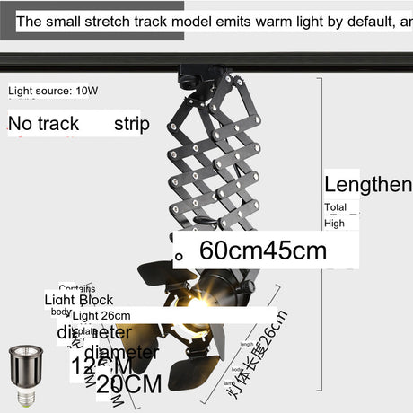MODENG Spotlight Industrial Retro Ceiling Bar Light from MODENG