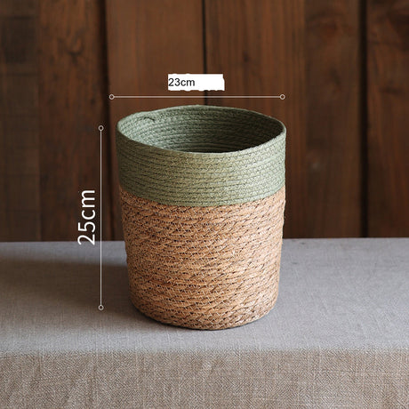 JUHAN Kaori Elegant Floral Storage Round Basket from JUHAN