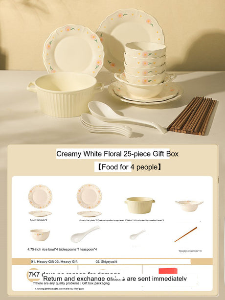 MOSE Creamy High-Quality Tableware Set from MOSE