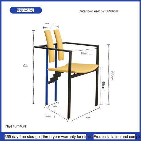 NIYE Thalindra Chic Retro Dining Chair from NIYE