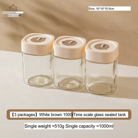 MH XIANXIA Elegant Glass Sealing Food-Grade Storage Jar from MH