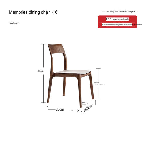 QUANMU Isadora Modern Solid Wood Dining Table from QUANMU