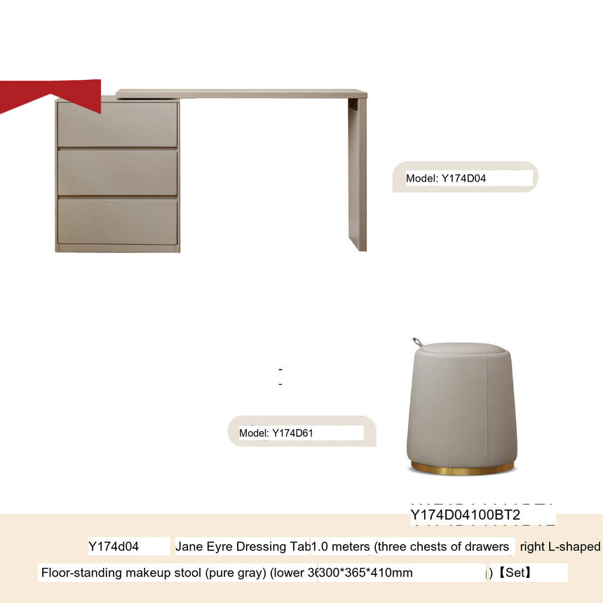 GENJI Akira Natural Wood Minimalist Dressing Table from GENJI