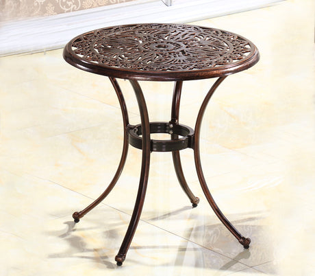 MOJIA Osiris Wrought Iron Outdoor Coffee Table for Timeless Charm from MOJIA