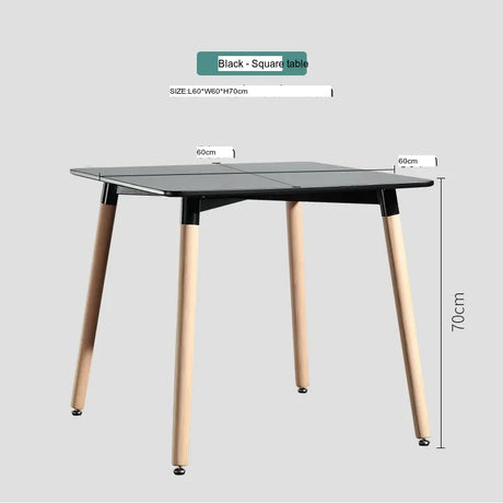 ABOUT WHITE Jisoo Elegant Solid Wood Reception Table from ABOUT WHITE