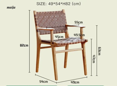 LAZYSPACE Lily Retro Saddle Chair from LAZYSPACE