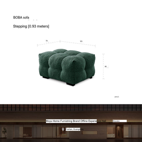 MOYU Seraphina Cozy Retro Cotton Sofa from MOYU