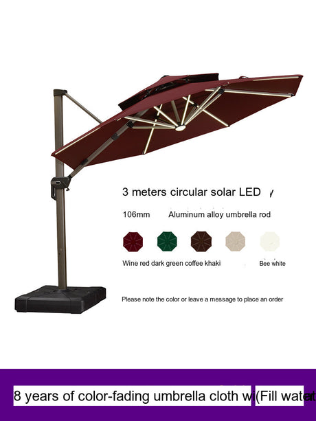 ZIYE Lirien Street Umbrella Solar Powered Villa from ZIYE