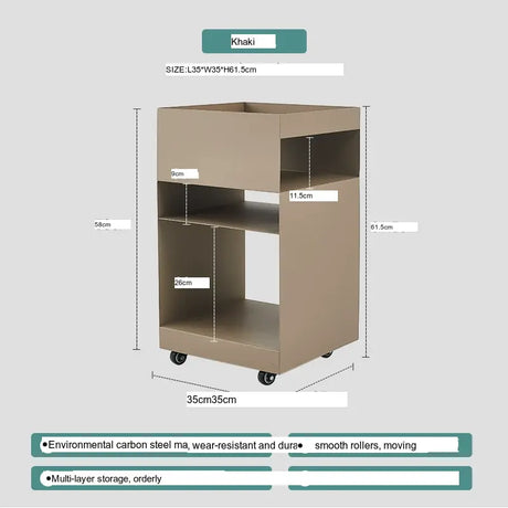 ABOUT WHITE Candelaria Minimalist Storage Coffee Table from ABOUT WHITE