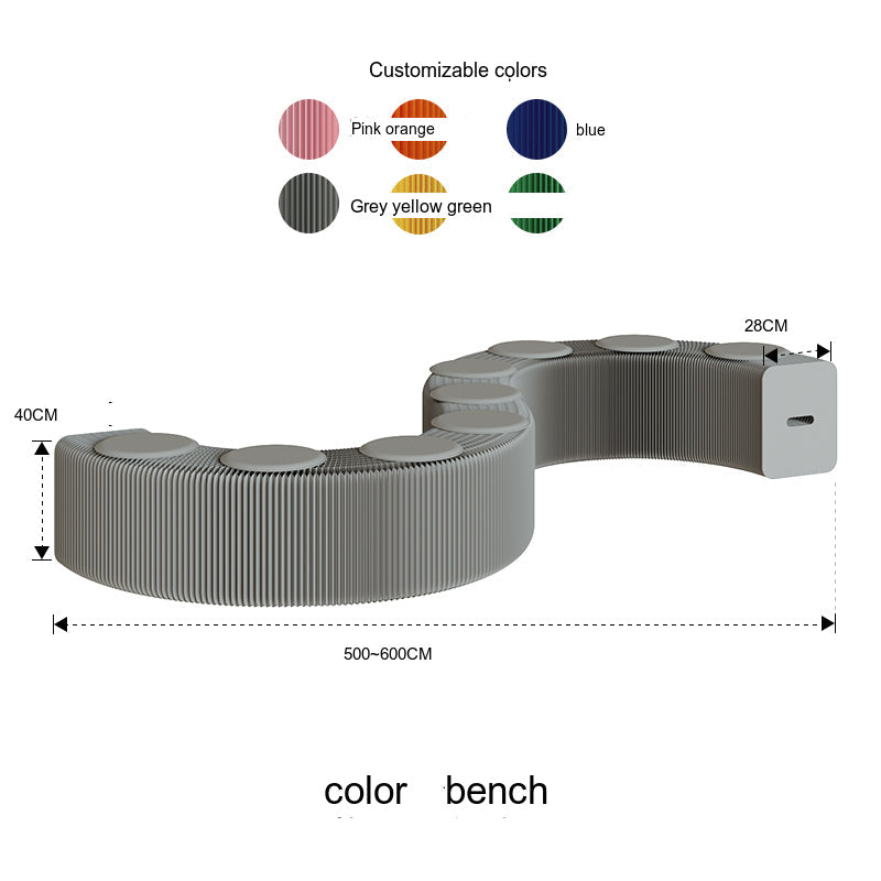 SHIBA Ichiro Stylish Telescopic Folding Bench from SHIBA