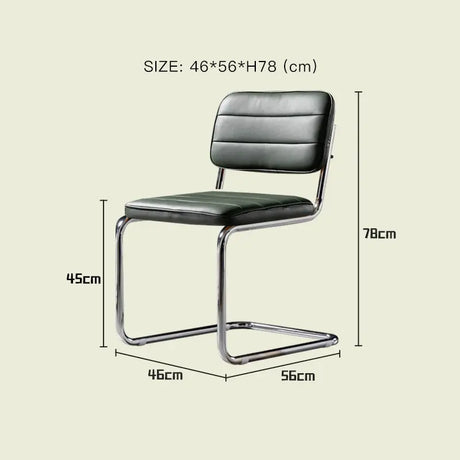 LAZYSPACE Olivia Light Luxury Leather Chair from LAZYSPACE