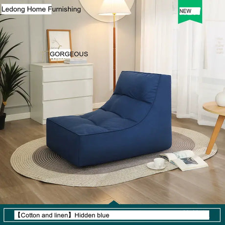 LEDONG Haruka Plush Adjustable Recliner Bean Bag Sofa from LEDONG