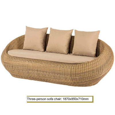 OMONO Valencia Chic Modern Leisure Round Coffee Table Set from OMONO