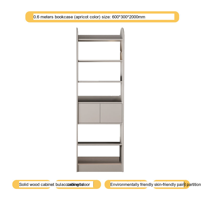 LINYUE Orion Solid Wood Customizable Wall Bookcase from LINYUE