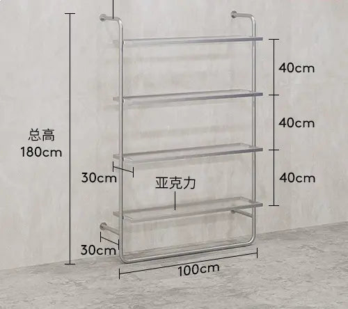 SM Vivian Stainless Steel Shoes and Clothing Stand from SM