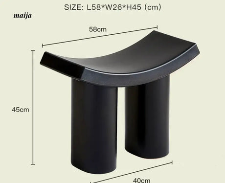 LAZYSPACE Emma Plastic Shoe Stool from LAZYSPACE