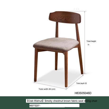 GENJI Harukaze Elegant Solid Wood Dining Chair from GENJI