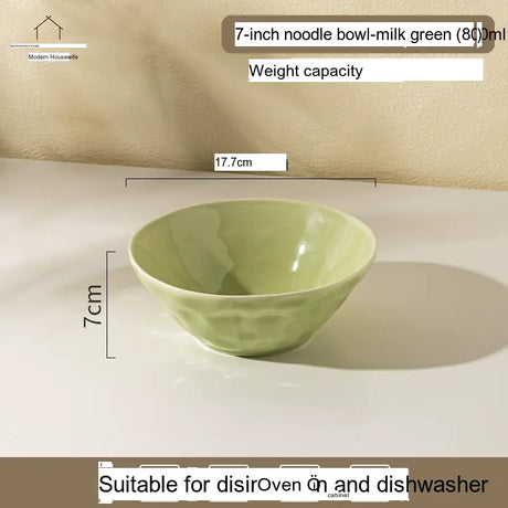 MH Isadora Elegant Ceramic Ramen Bowl Set. from MH