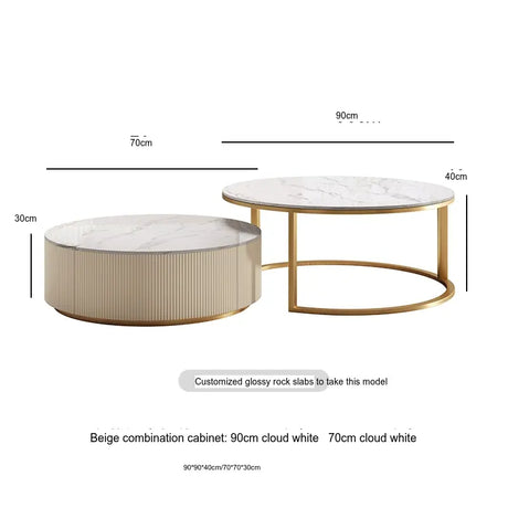 XIMIKA Isolde Sleek Glass Minimalist Coffee Table from XIMIKA