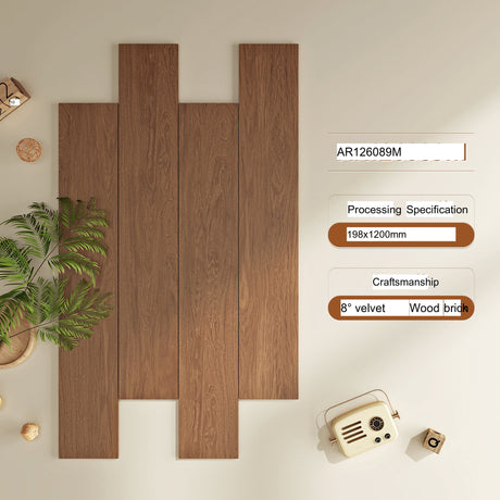 LOFTWELL Isolde Luxe Soft Velvet Wood Grain Tiles from LOFTWELL