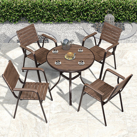 ZIYE Marcellus Weather-Resistant Wooden Table & Chair Set from ZIYE
