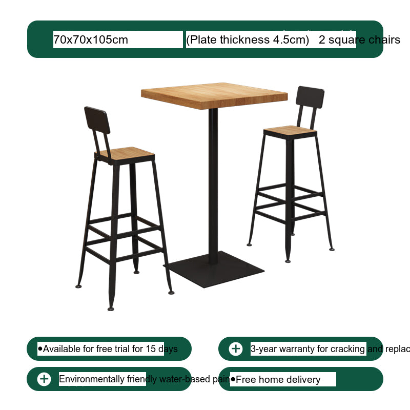 WEIMEI Lucia Rustic Industrial Bar Table from WEIMEI
