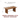 TELLS Santiago Rustic Black Walnut Dining Table from TELLS