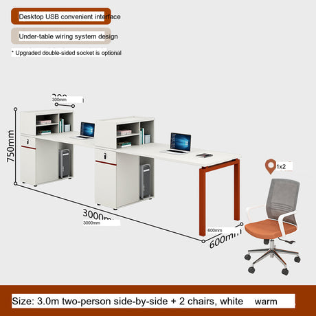 MUTINI Calypso Minimalist Ergonomic Office Desk Set from MUTINI