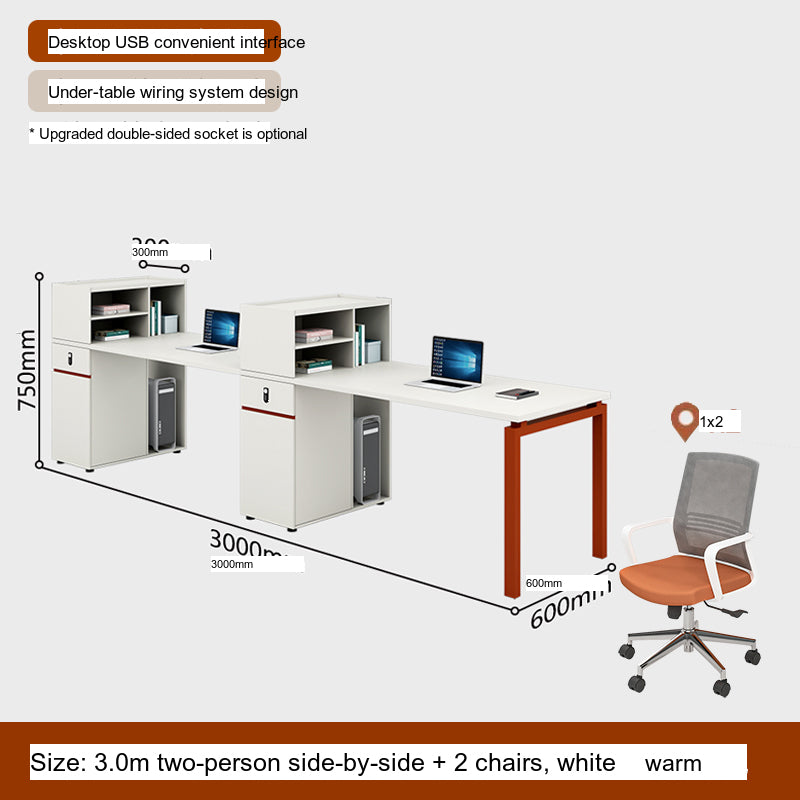 MUTINI Calypso Minimalist Ergonomic Office Desk Set from MUTINI