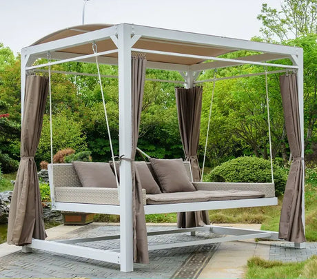 MOJIA Adalyn Hanging Swing Chair for Elegant Garden Seating from MOJIA