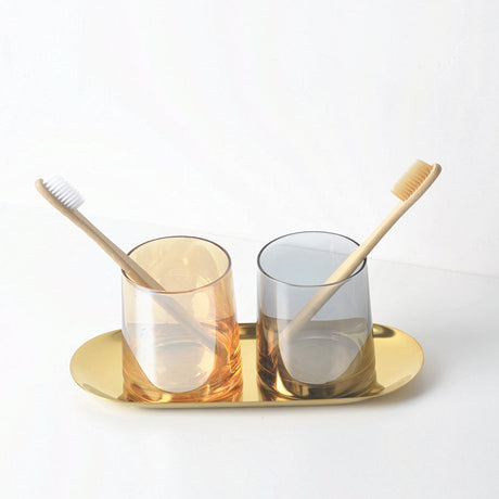 TIANRUN Serafina Scandinavian Glossy Mouthwash Toothbrush Set from TIANRUN
