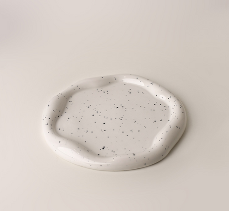 NICEMOON Ava Silver Fruit Dinner Plate from NICEMOON