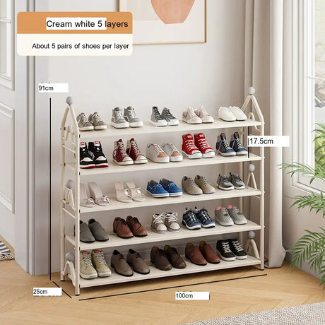 XIMIKA Elowen Stylish Compact Shoe Rack from XIMIKA
