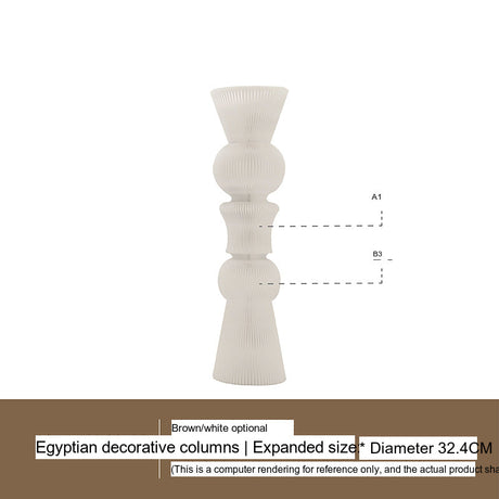 SHIBA Elenora Elegant Egyptian Pillar Display Table from SHIBA