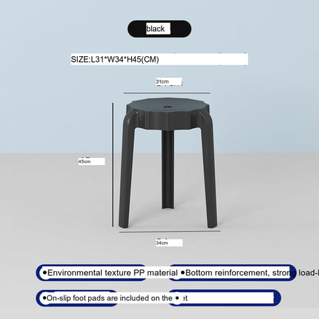 THOUGHTS Aisling Durable Lightweight Round Stool from THOUGHTS