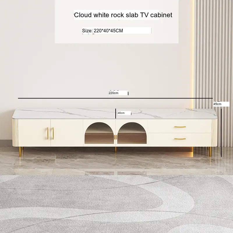 XIMIKA Alaric Luxurious Modern Rock Board Coffee Table from XIMIKA