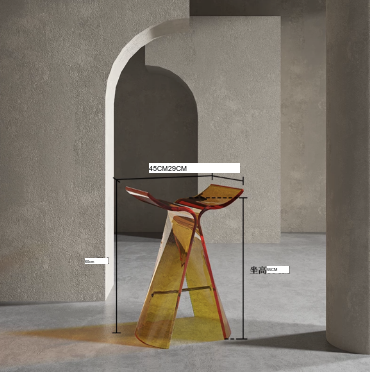 FANYU Lysandra Stylish Modern Butterfly Bar Chair from FANYU