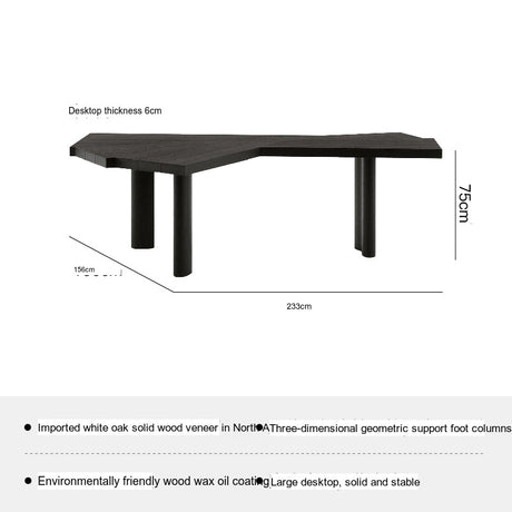 SOOGOOD Juniper Modern Solid Wood Conference Desk from SOOGOOD
