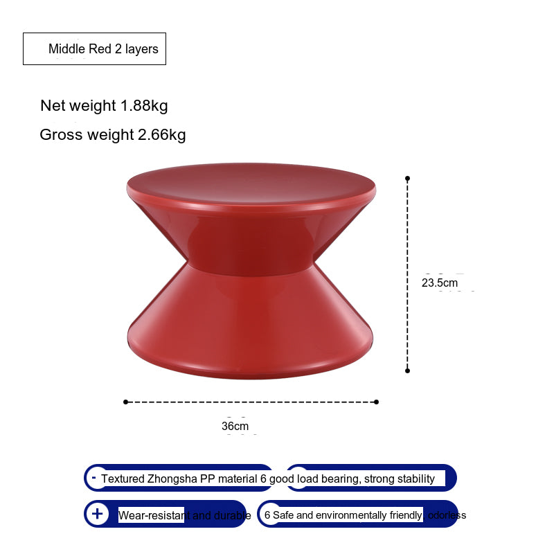 NIYE Ashtoria Chic Hourglass Design Small Stool from NIYE