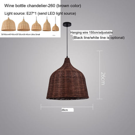 BOJI Takumi Elegant Bamboo Ceiling Lamp from BOJI