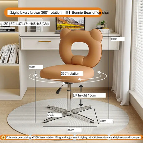 XIMIKA Carlotta Ergonomic Turquoise Desk Chair from XIMIKA