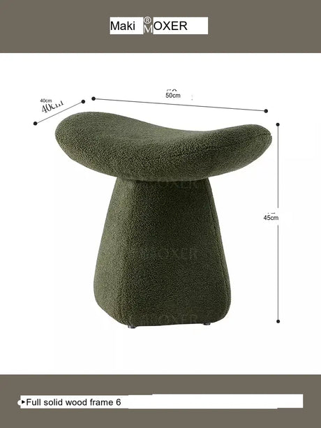 MOXER Isola Chic Leather Dressing Stool from MOXER