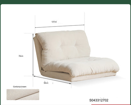 GENJI Aveline Cozy Cream Upholstered Sofa from GENJI
